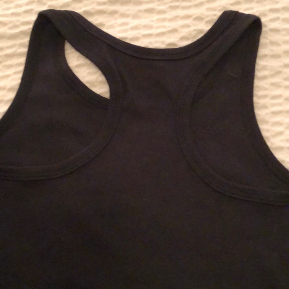 Lot of 2 Gymboree Racer Back Tanks 7/8 - 1 Navy 1 Black - Picture 4 of 5